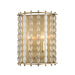Hudson Valley - 9300-AGB - Two Light Wall Sconce - Whitestone - Aged Brass
