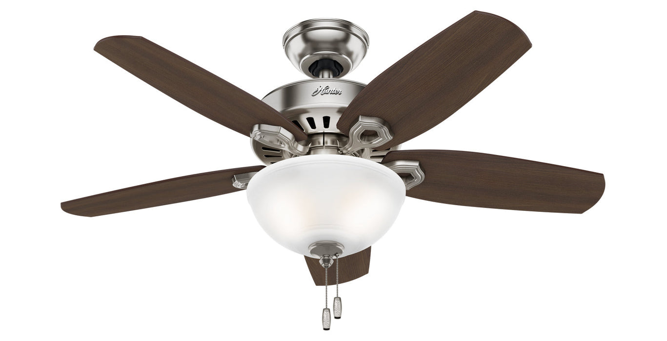 Hunter 42" Builder Ceiling Fan with LED Light Kit and Pull Chains