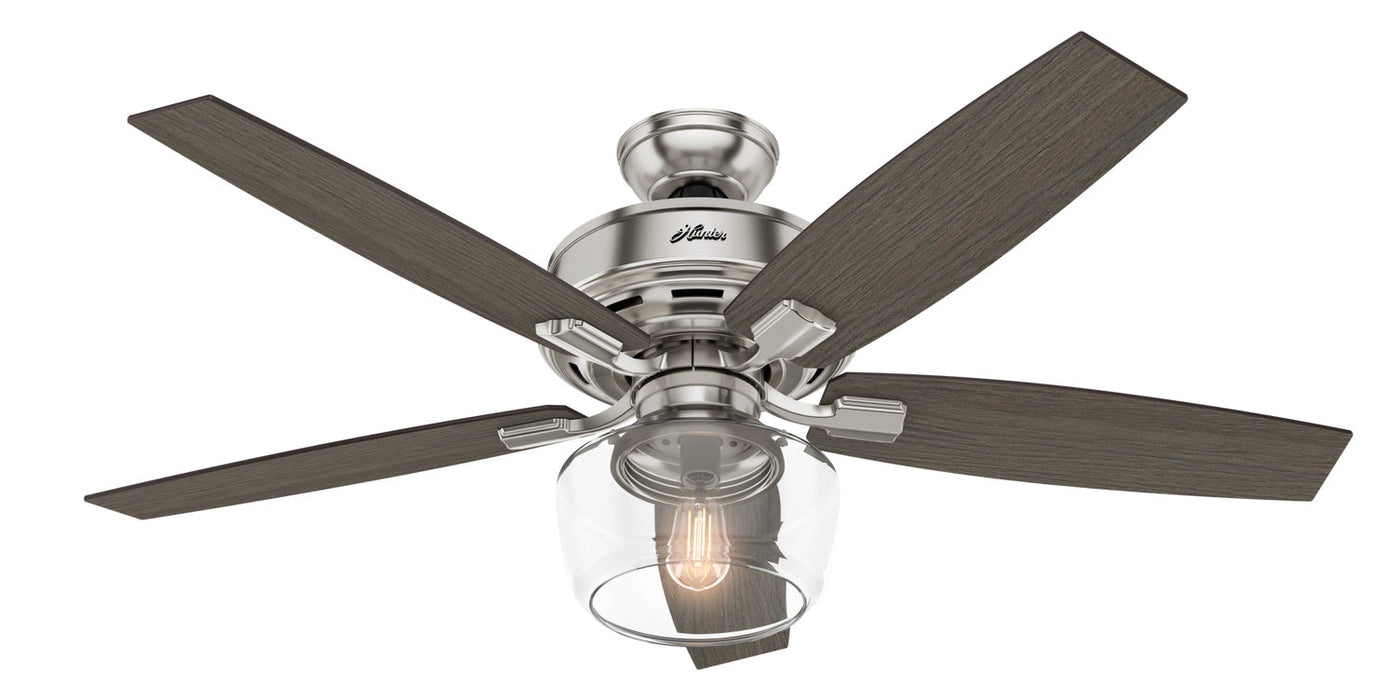 Hunter 52" Bennett Ceiling Fan with LED Light Kit and Handheld Remote
