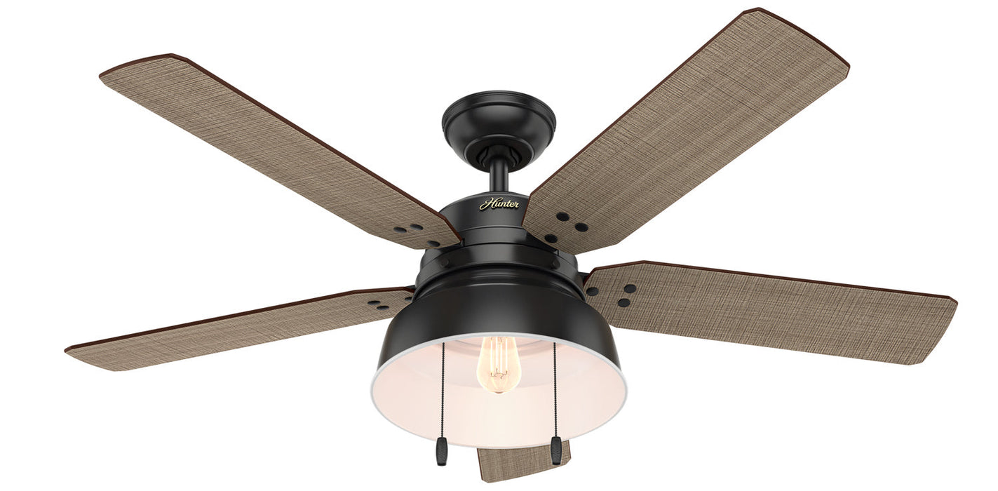 Hunter 52" Mill Valley Ceiling Fan with LED Light Kit and Pull Chains
