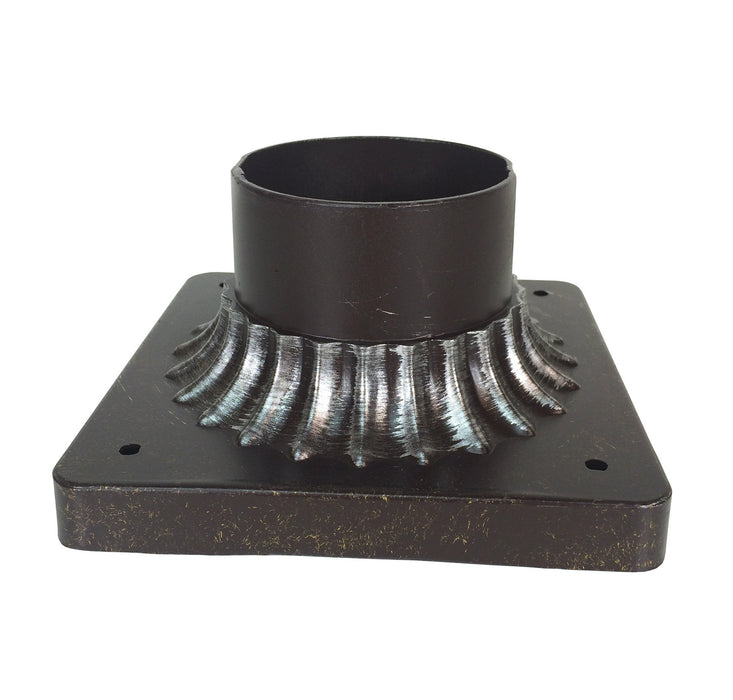 Trans Globe Imports - 100 AR - Post Base Mount - Canby - Antique Rust