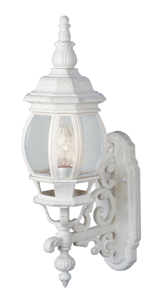 Trans Globe Imports - 4050 WH - One Light Wall Lantern - Francisco - White