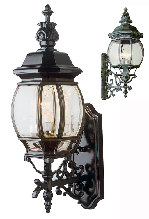 Trans Globe Imports - 4051 SWI - Three Light Wall Lantern - Francisco - Swedish Iron
