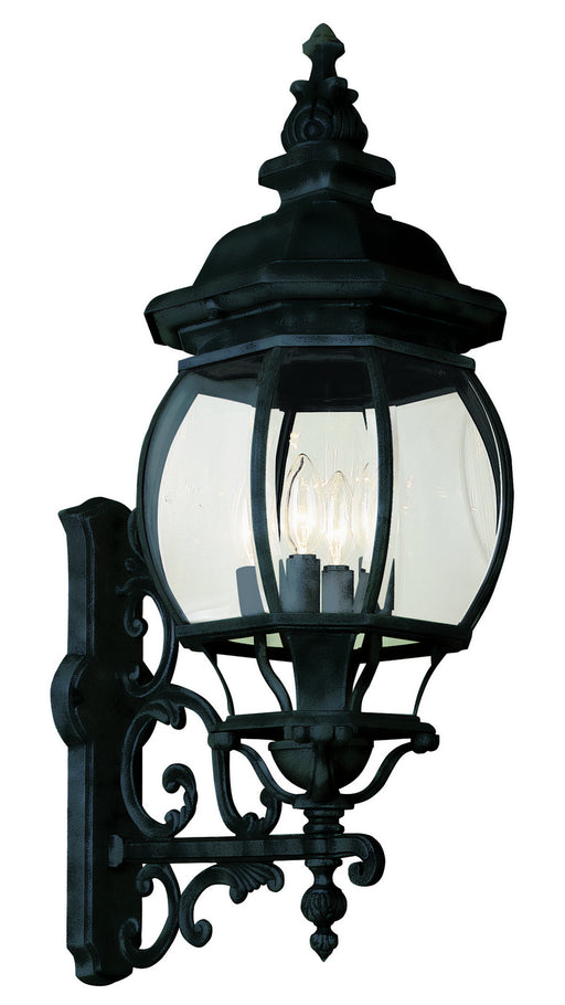 Trans Globe Imports - 4052 BK - Four Light Wall Lantern - Francisco - Black