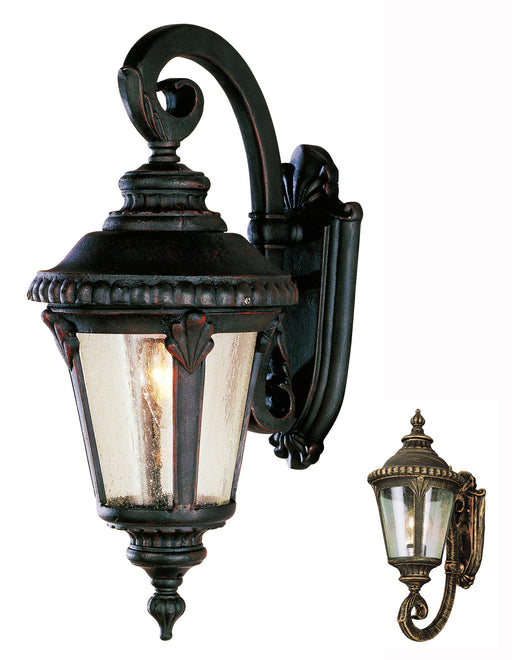 Trans Globe Imports - 5043 BC - One Light Wall Lantern - Commons - Black Copper