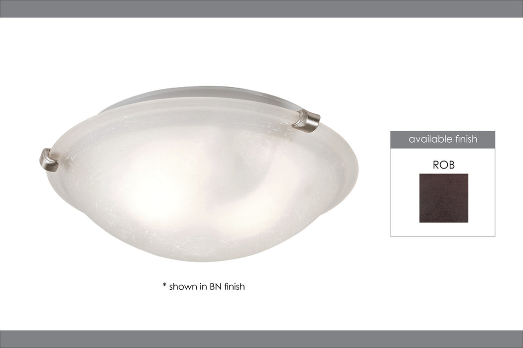 Trans Globe Imports - 58600 ROB - Two Light Flushmount - Constellation - Rubbed Oil Bronze