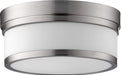 Quorum - 3509-12-65 - Two Light Ceiling Mount - Celeste - Satin Nickel