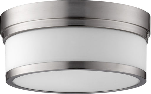 Quorum - 3509-12-65 - Two Light Ceiling Mount - Celeste - Satin Nickel