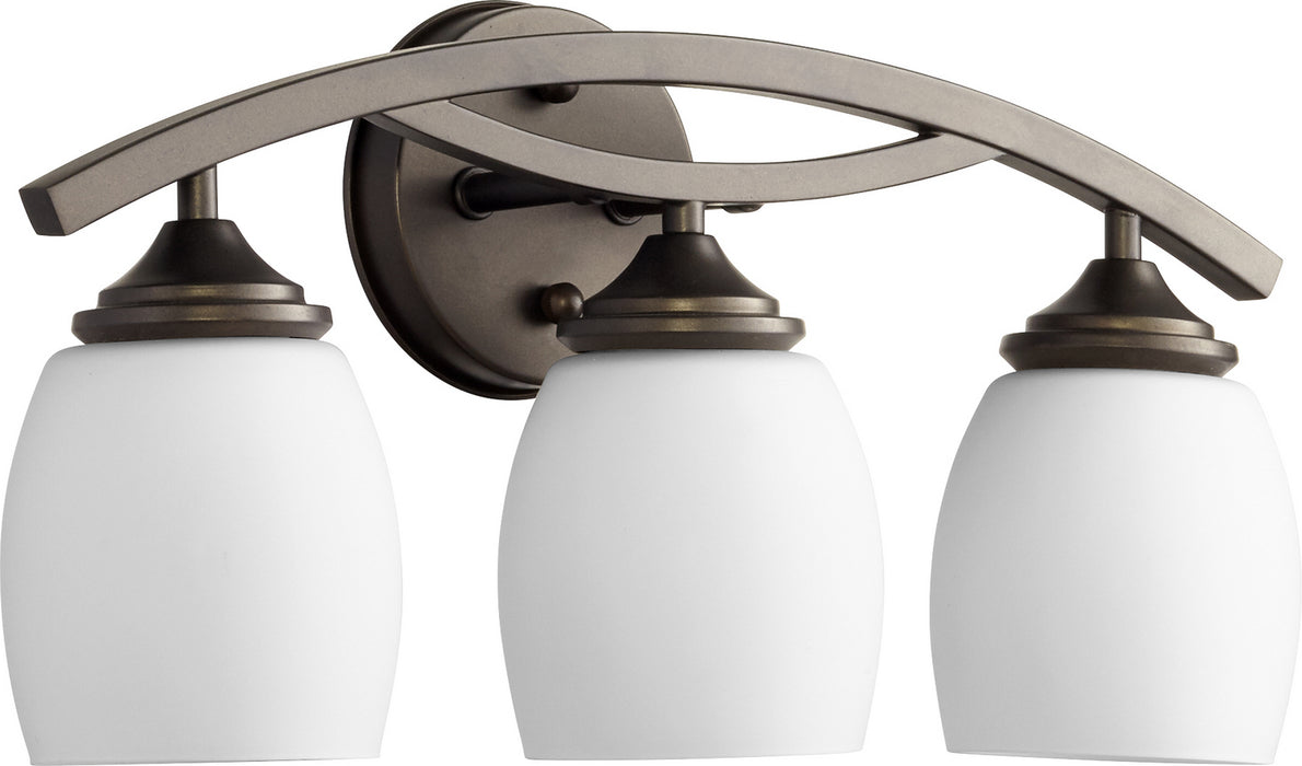 Quorum - 5030-3-86 - Three Light Vanity - Oiled Bronze