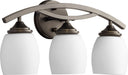 Quorum - 5030-3-86 - Three Light Vanity - Oiled Bronze