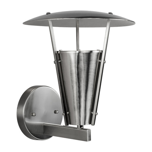 Forte - 1150-01-55 - One Light Outdoor Lantern - Brushed Nickel