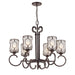 Forte - 2584-06-32 - Six Light Chandelier - Antique Bronze