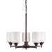 Forte - 2643-05-32 - Five Light Chandelier - Antique Bronze