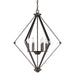Forte - 7062-06-32 - Six Light Chandelier - Antique Bronze