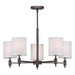 Forte - 7081-05-32 - Five Light Chandelier - Antique Bronze