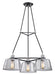 Troy Lighting - F6153 - Three Light Chandelier - Audiophile - Old Silver And Polished Alumin