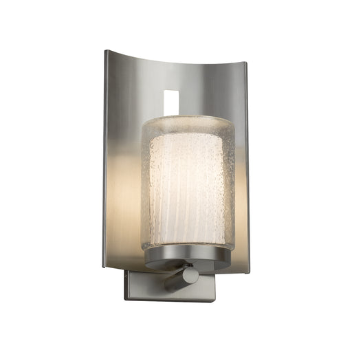 Justice Designs - FSN-7591W-10-RBON-NCKL - Wall Sconce - Fusion - Brushed Nickel