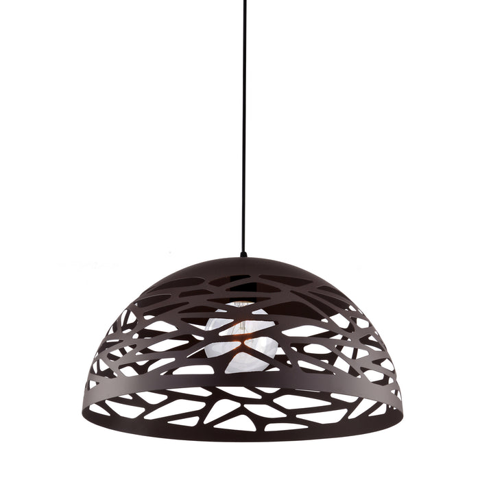Dainolite Ltd - COR-161P-BK - One Light Pendant - Coral - Matte Black