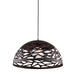 Dainolite Ltd - COR-161P-BK - One Light Pendant - Coral - Matte Black