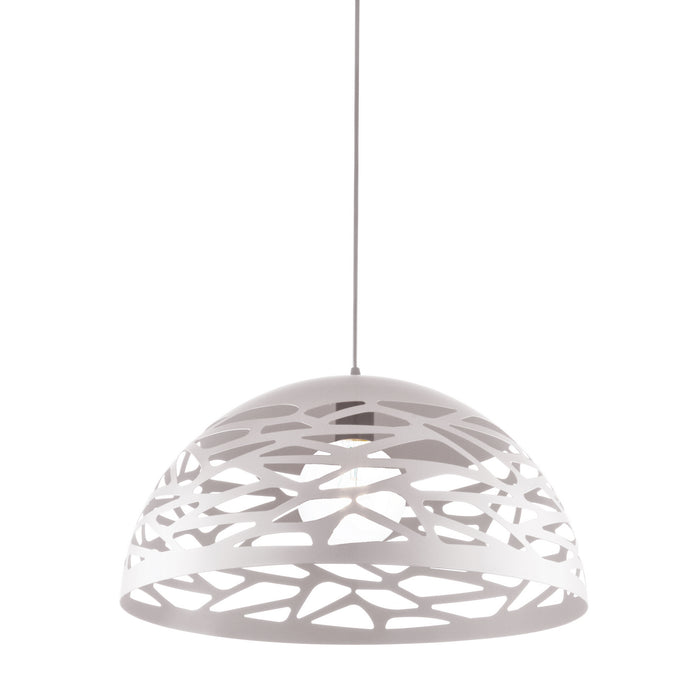Dainolite Ltd - COR-161P-WH - One Light Pendant - Coral - Matte White
