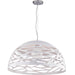 Dainolite Ltd - COR-201P-WH - One Light Pendant - Coral - Matte White