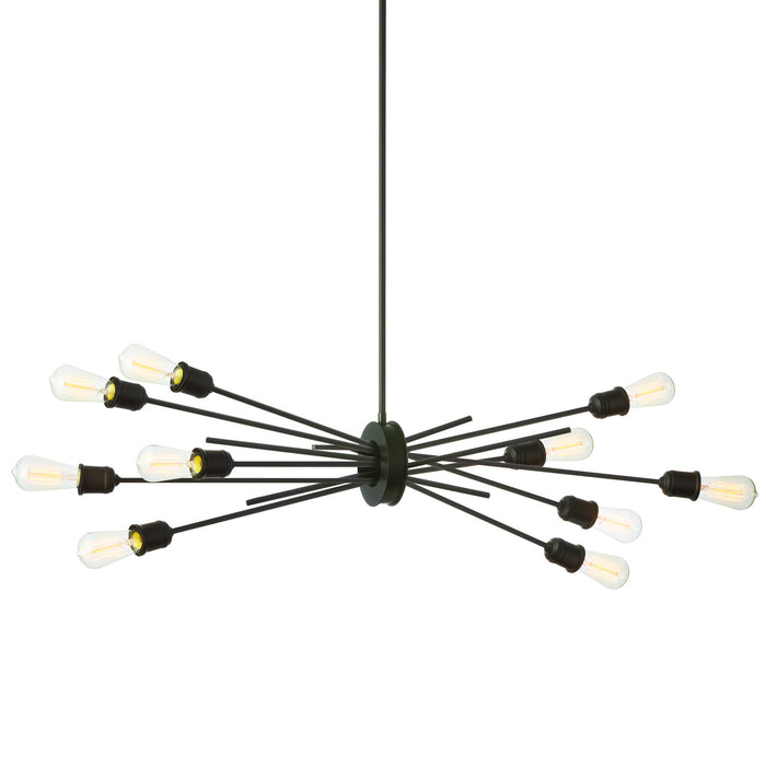 Dainolite Ltd - NEB-3910HP-ES - Ten Light Pendant - Nebraska - Espresso