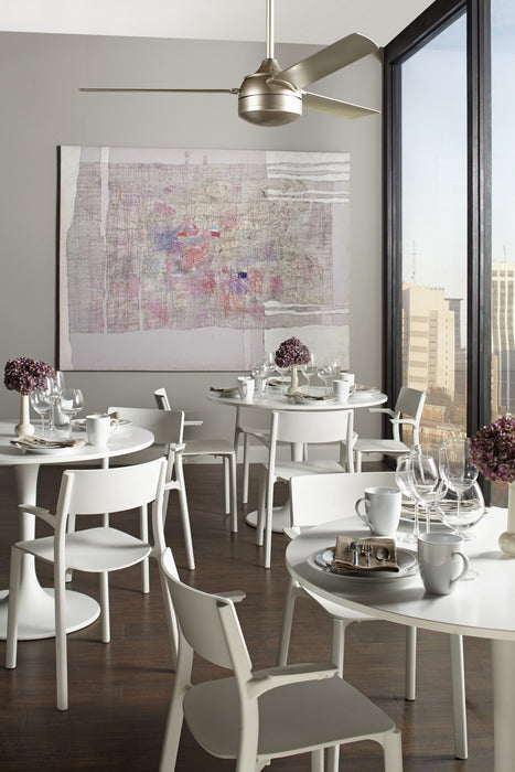 56``Ceiling Fan from the Xeno Wet collection in Brushed Nickel finish