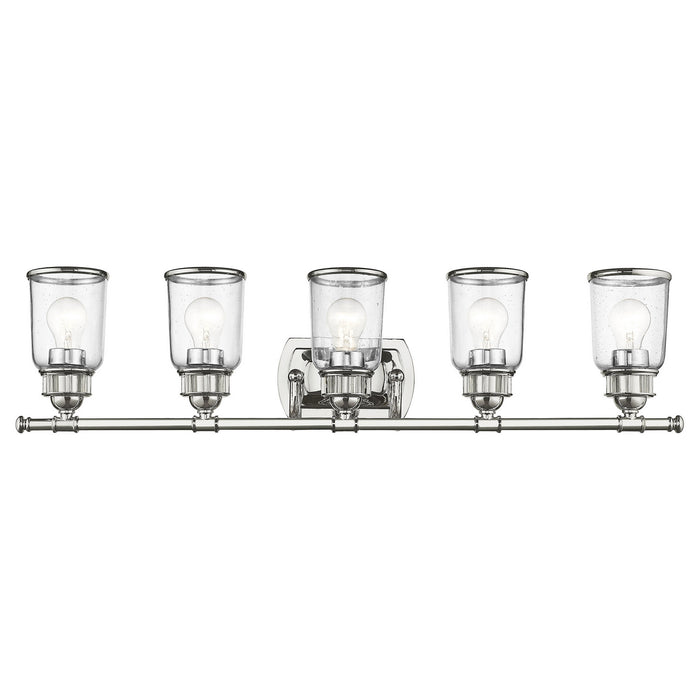 Livex Lighting - 10515-05 - Five Light Bath Vanity - Lawrenceville - Polished Chrome