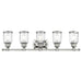 Livex Lighting - 10515-05 - Five Light Bath Vanity - Lawrenceville - Polished Chrome