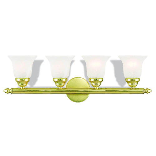 Livex Lighting - 1064-02 - Four Light Bath Vanity - Neptune - Polished Brass