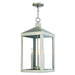 Livex Lighting - 20587-91 - Three Light Outdoor Pendant - Nyack - Brushed Nickel