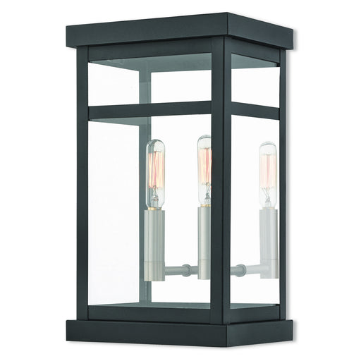 Livex Lighting - 20702-04 - Two Light Outdoor Wall Lantern - Hopewell - Black