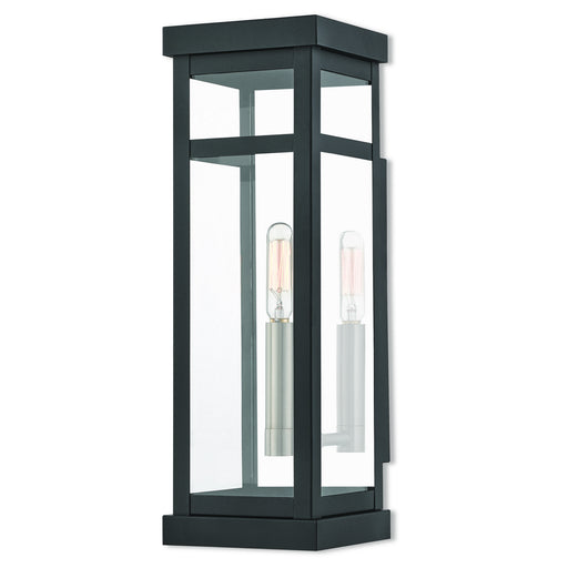 Livex Lighting - 20703-04 - One Light Outdoor Wall Lantern - Hopewell - Black