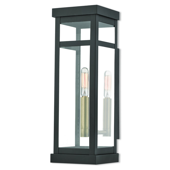 Livex Lighting - 20703-07 - One Light Outdoor Wall Lantern - Hopewell - Bronze