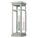 Livex Lighting - 20703-91 - One Light Outdoor Wall Lantern - Hopewell - Brushed Nickel