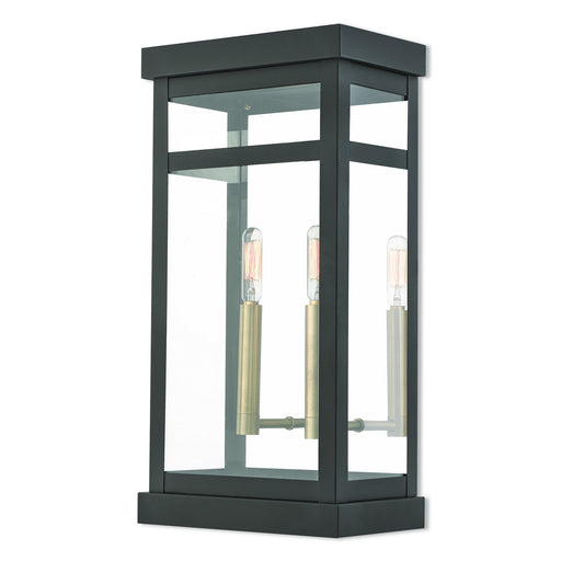 Livex Lighting - 20704-07 - Two Light Outdoor Wall Lantern - Hopewell - Bronze