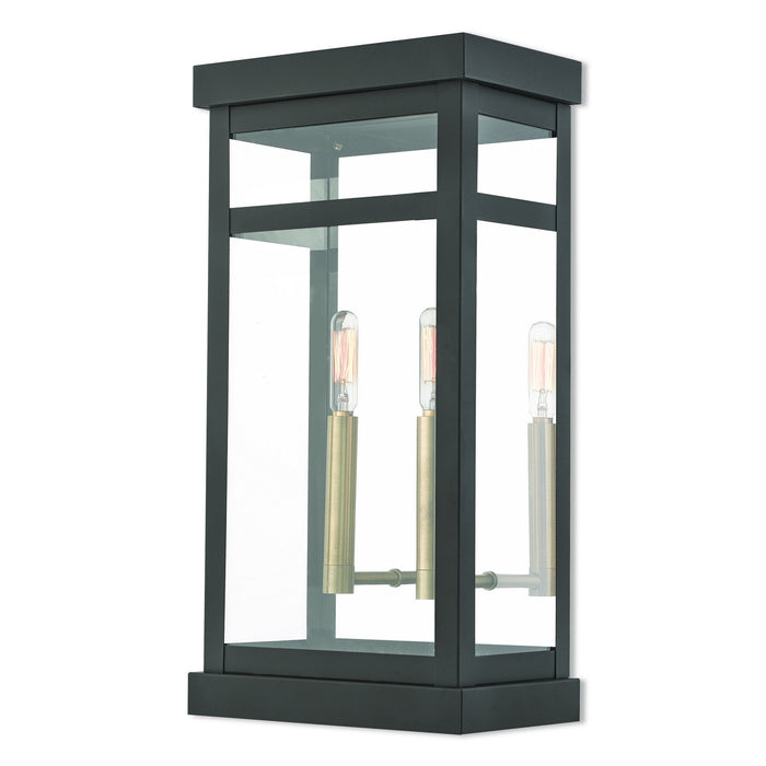 Livex Lighting - 20704-07 - Two Light Outdoor Wall Lantern - Hopewell - Bronze