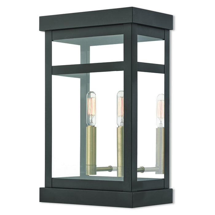 Livex Lighting - 20705-07 - Two Light Outdoor Wall Lantern - Hopewell - Bronze