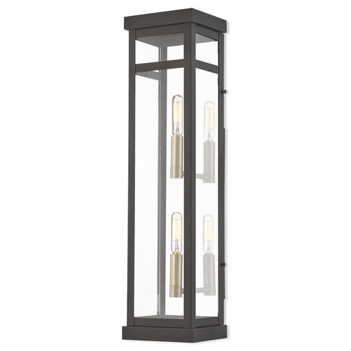 Livex Lighting - 20706-07 - Two Light Outdoor Wall Lantern - Hopewell - Bronze