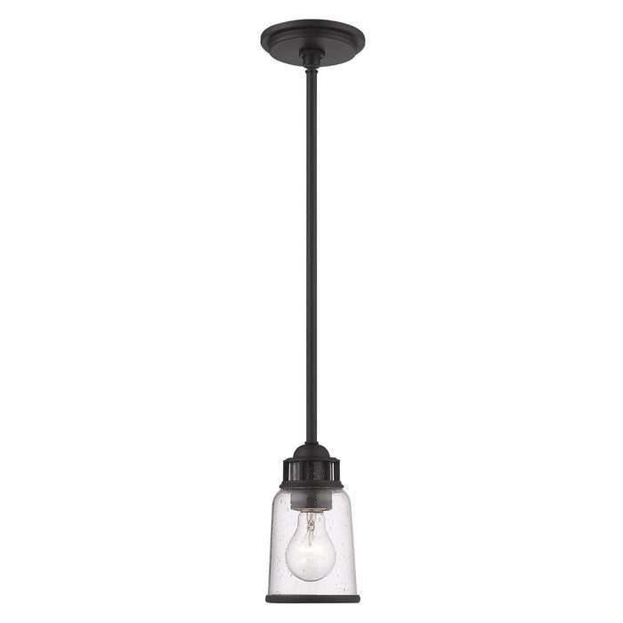 Livex Lighting - 40021-07 - One Light Mini Pendant - Lawrenceville - Bronze