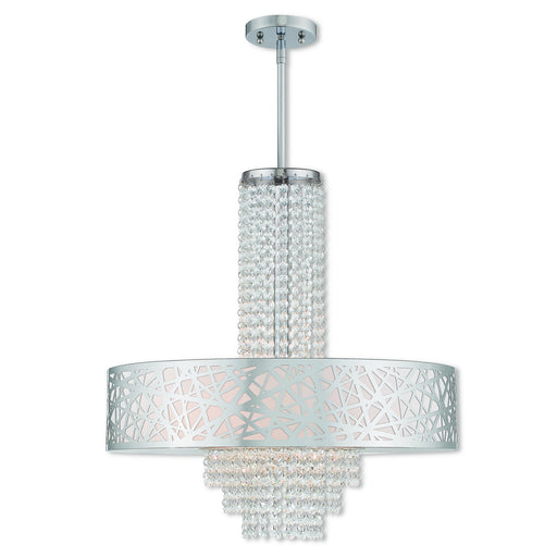 Livex Lighting - 40767-05 - Five Light Pendant - Allendale - Polished Chrome