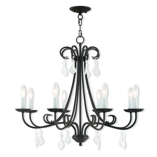 Livex Lighting - 40878-92 - Eight Light Chandelier - Daphne - English Bronze