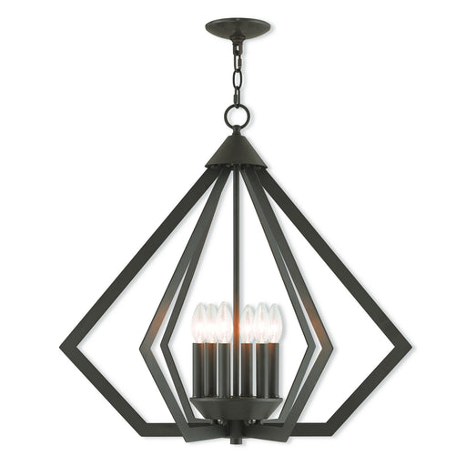 Livex Lighting - 40926-07 - Six Light Chandelier - Prism - Bronze