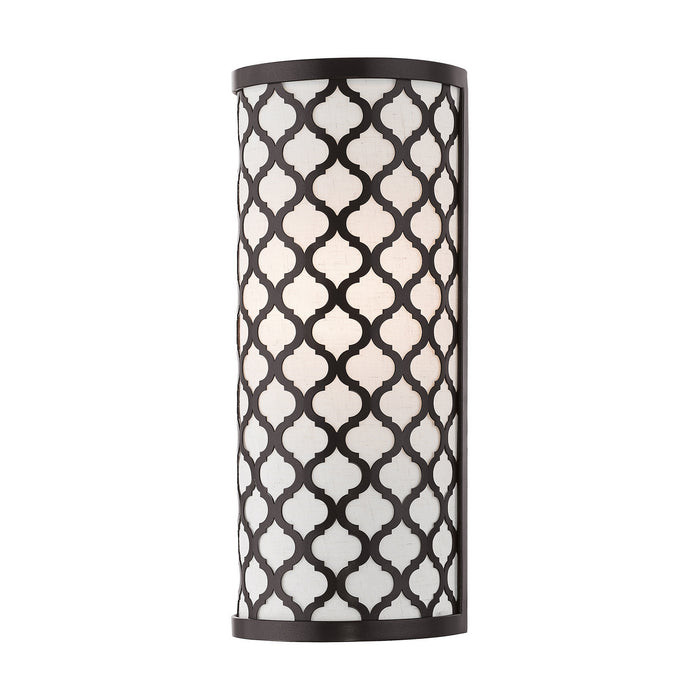 One Light Wall Sconce from the Arabesque collection in English Bronze finish