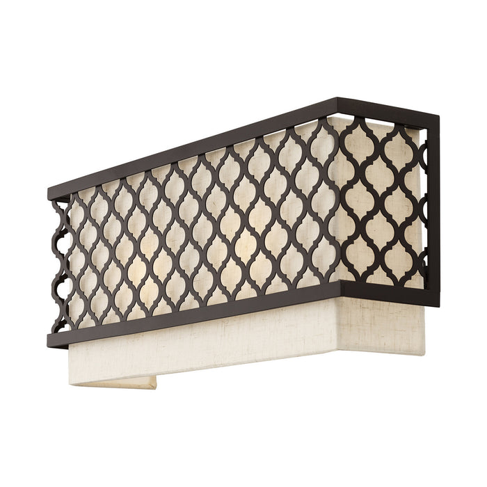 Two Light Wall Sconce from the Arabesque collection in English Bronze finish