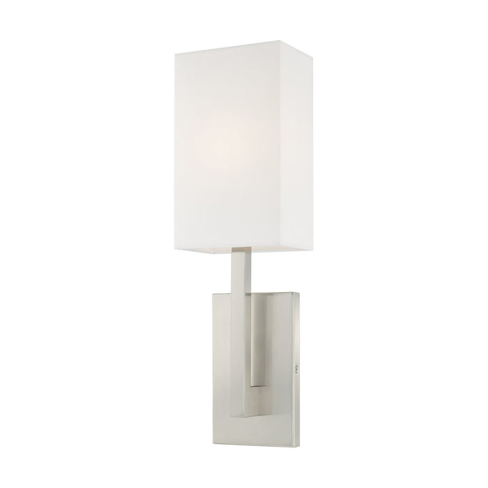 Livex Lighting - 42411-91 - One Light Wall Sconce - Hayworth - Brushed Nickel