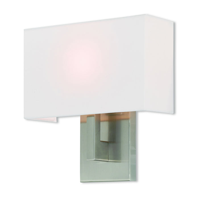 Livex Lighting - 42412-91 - One Light Wall Sconce - Hayworth - Brushed Nickel