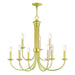 Livex Lighting - 42687-02 - Nine Light Chandelier - Estate - Polished Brass