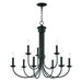 Livex Lighting - 42687-07 - Nine Light Chandelier - Estate - Bronze
