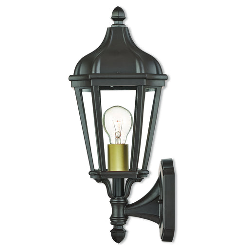 Livex Lighting - 76182-07 - One Light Outdoor Wall Lantern - Morgan - Bronze
